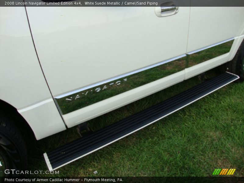 White Suede Metallic / Camel/Sand Piping 2008 Lincoln Navigator Limited Edition 4x4