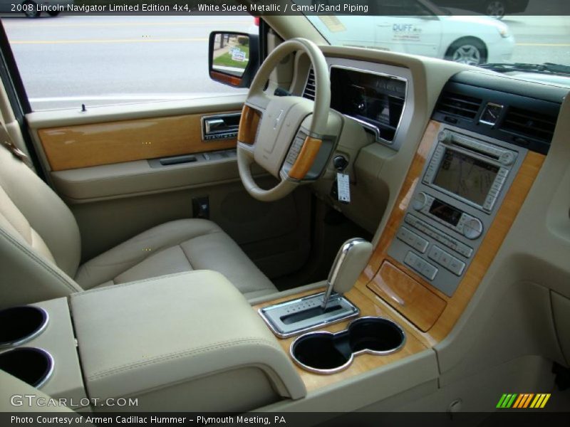  2008 Navigator Limited Edition 4x4 Camel/Sand Piping Interior