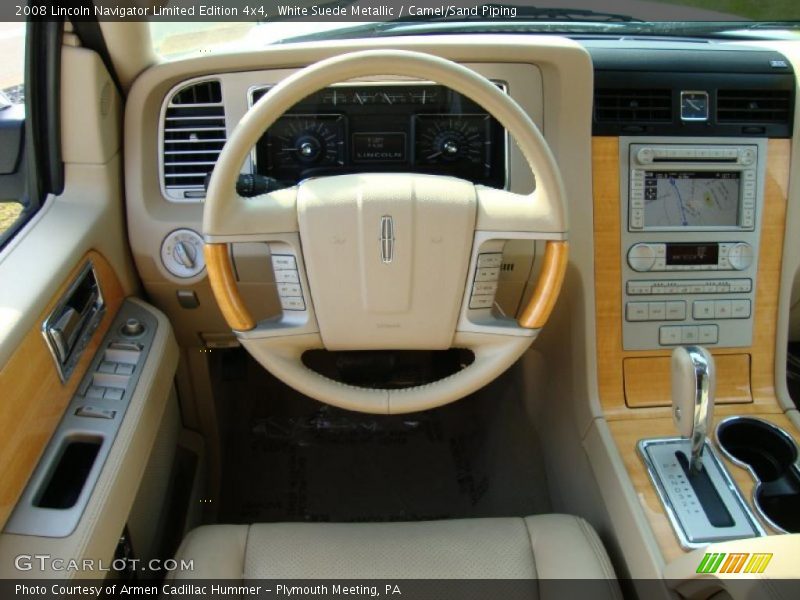  2008 Navigator Limited Edition 4x4 Camel/Sand Piping Interior