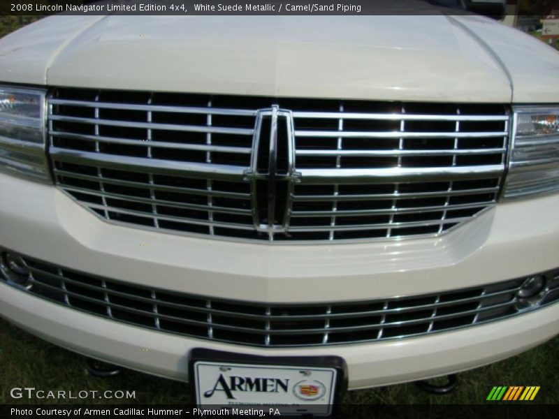 White Suede Metallic / Camel/Sand Piping 2008 Lincoln Navigator Limited Edition 4x4