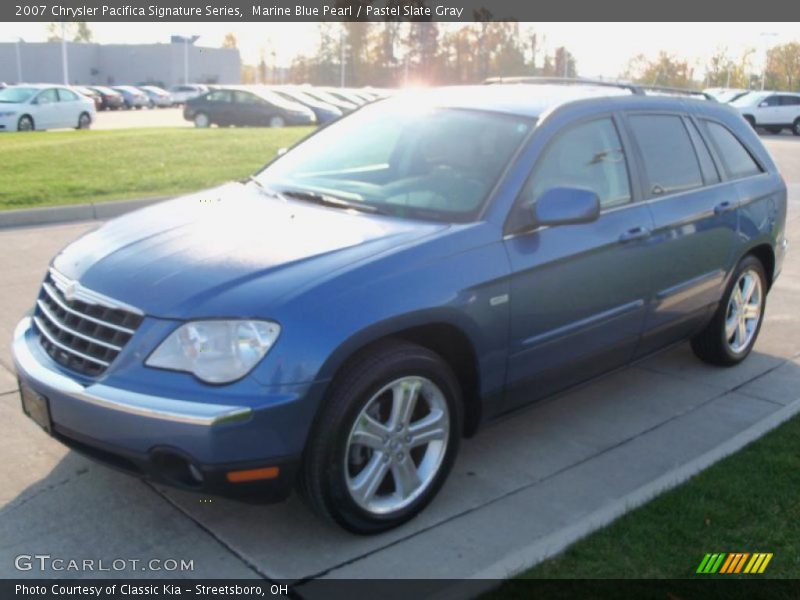 Marine Blue Pearl / Pastel Slate Gray 2007 Chrysler Pacifica Signature Series