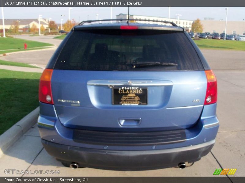 Marine Blue Pearl / Pastel Slate Gray 2007 Chrysler Pacifica Signature Series