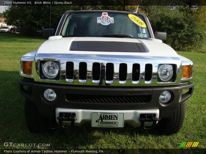 Birch White / Ebony Black 2008 Hummer H3