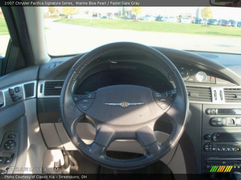 Marine Blue Pearl / Pastel Slate Gray 2007 Chrysler Pacifica Signature Series