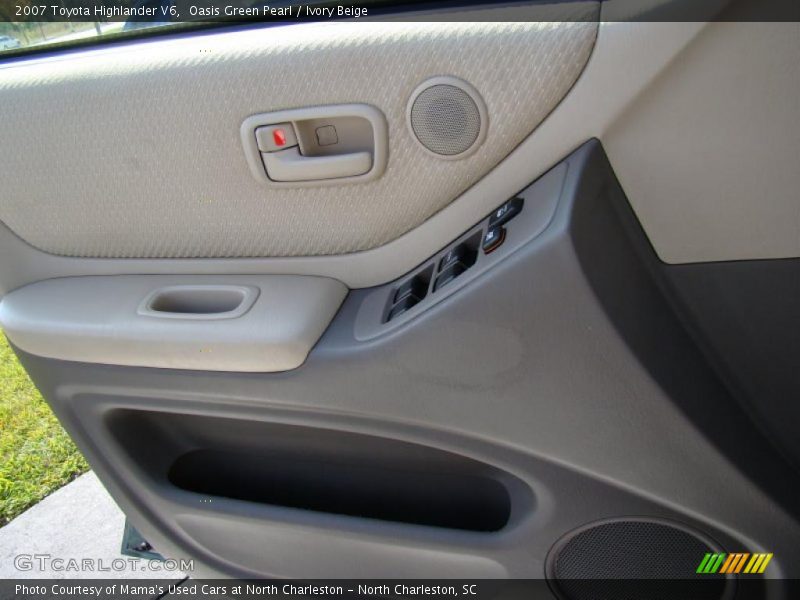 Oasis Green Pearl / Ivory Beige 2007 Toyota Highlander V6