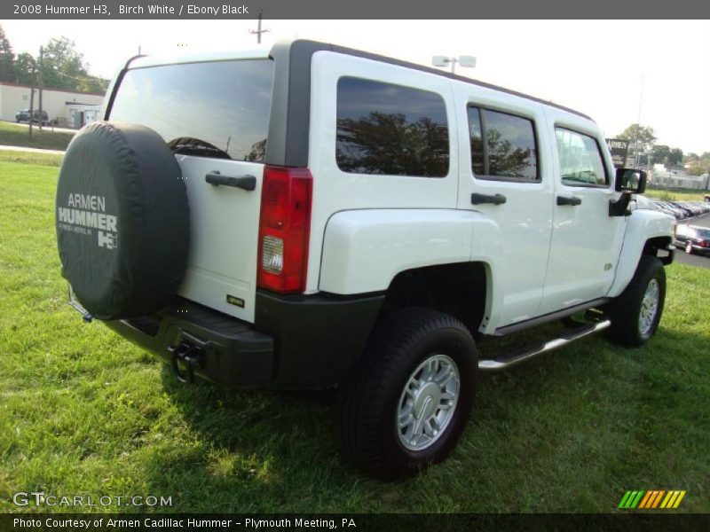 Birch White / Ebony Black 2008 Hummer H3