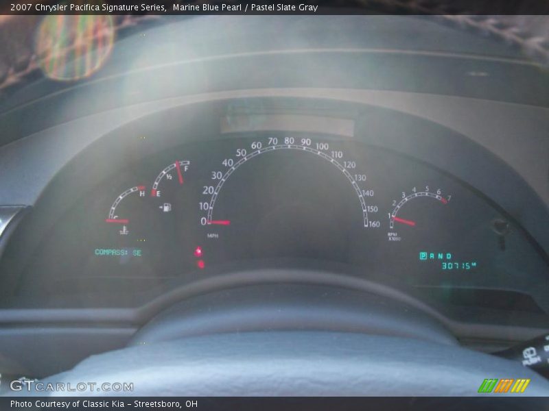 Marine Blue Pearl / Pastel Slate Gray 2007 Chrysler Pacifica Signature Series