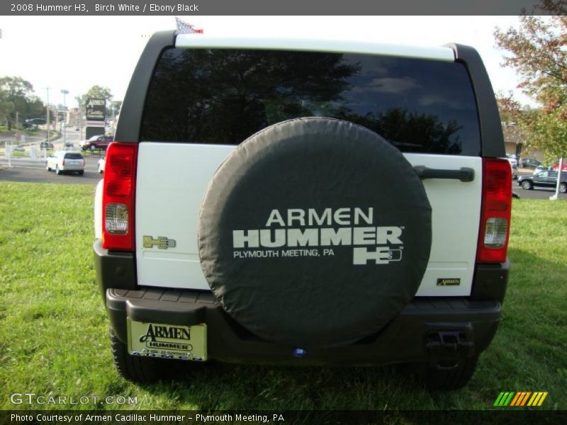 Birch White / Ebony Black 2008 Hummer H3