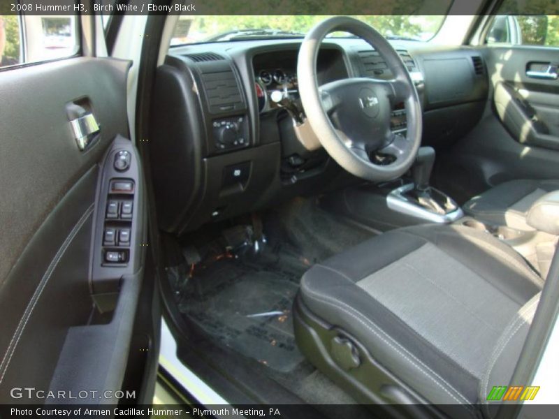 Birch White / Ebony Black 2008 Hummer H3