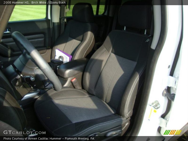 Birch White / Ebony Black 2008 Hummer H3