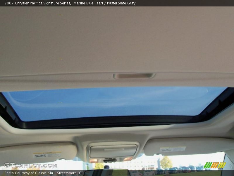 Marine Blue Pearl / Pastel Slate Gray 2007 Chrysler Pacifica Signature Series