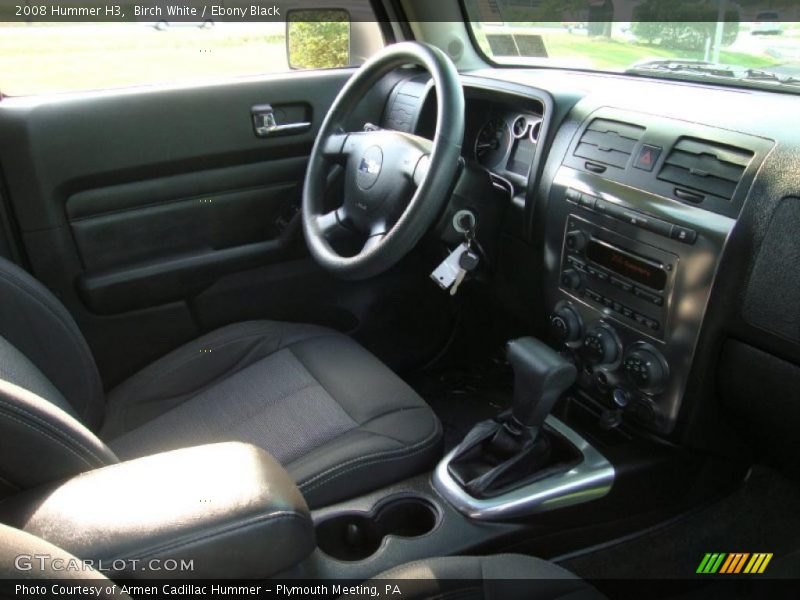 Birch White / Ebony Black 2008 Hummer H3