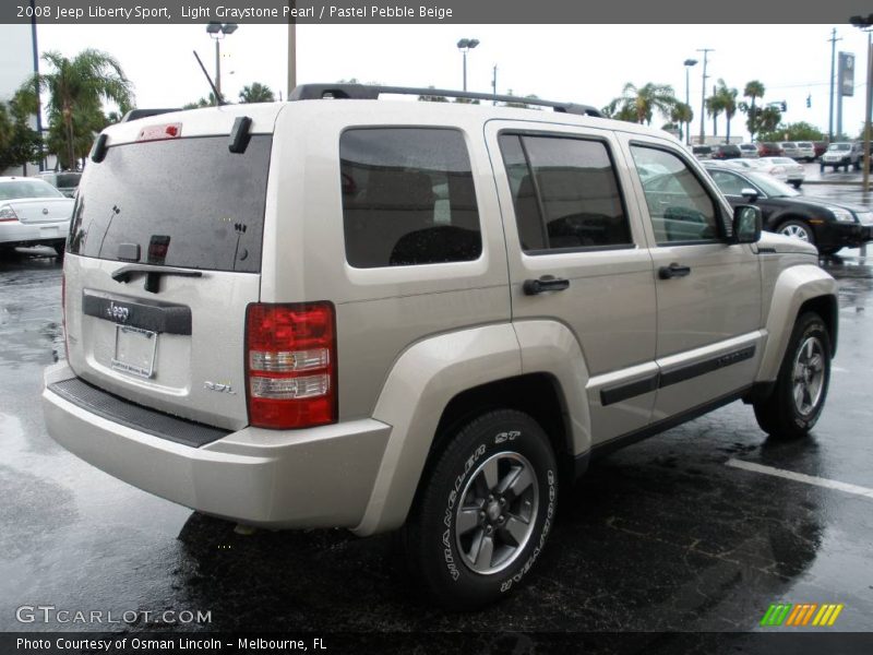 Light Graystone Pearl / Pastel Pebble Beige 2008 Jeep Liberty Sport