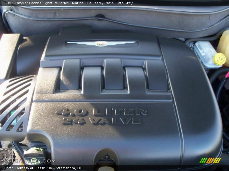 Marine Blue Pearl / Pastel Slate Gray 2007 Chrysler Pacifica Signature Series