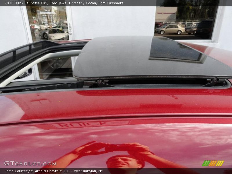 Red Jewel Tintcoat / Cocoa/Light Cashmere 2010 Buick LaCrosse CXS