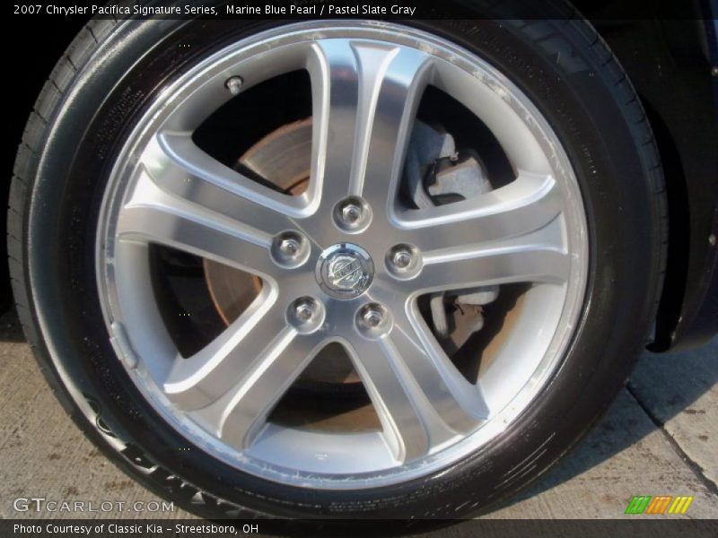 Marine Blue Pearl / Pastel Slate Gray 2007 Chrysler Pacifica Signature Series