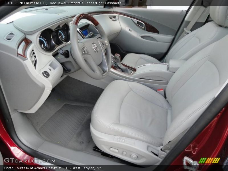 Red Jewel Tintcoat / Cocoa/Light Cashmere 2010 Buick LaCrosse CXS