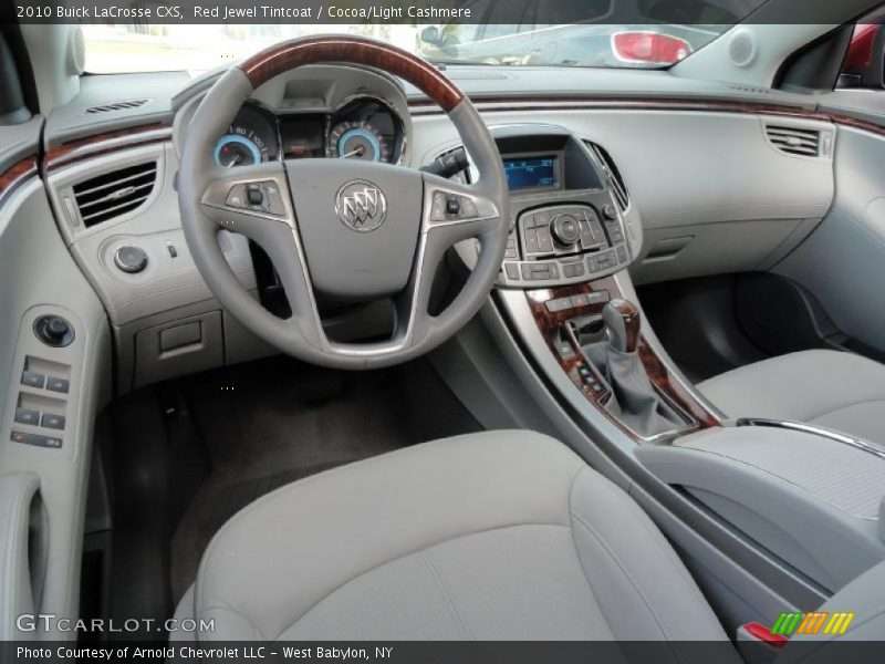 Red Jewel Tintcoat / Cocoa/Light Cashmere 2010 Buick LaCrosse CXS