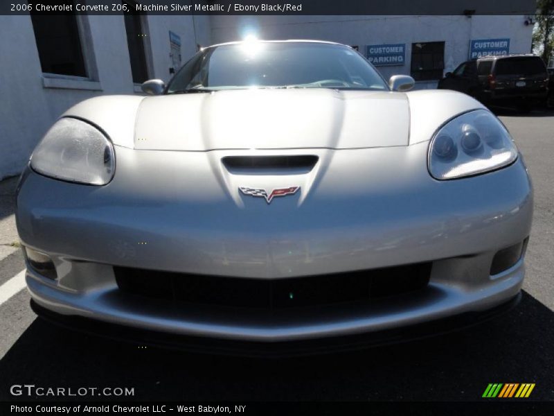 Machine Silver Metallic / Ebony Black/Red 2006 Chevrolet Corvette Z06