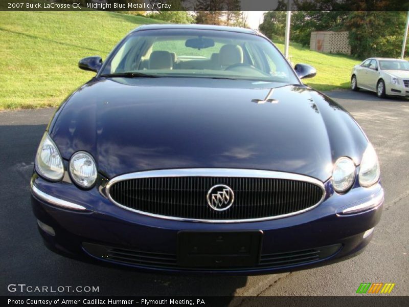 Midnight Blue Metallic / Gray 2007 Buick LaCrosse CX