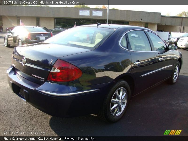Midnight Blue Metallic / Gray 2007 Buick LaCrosse CX