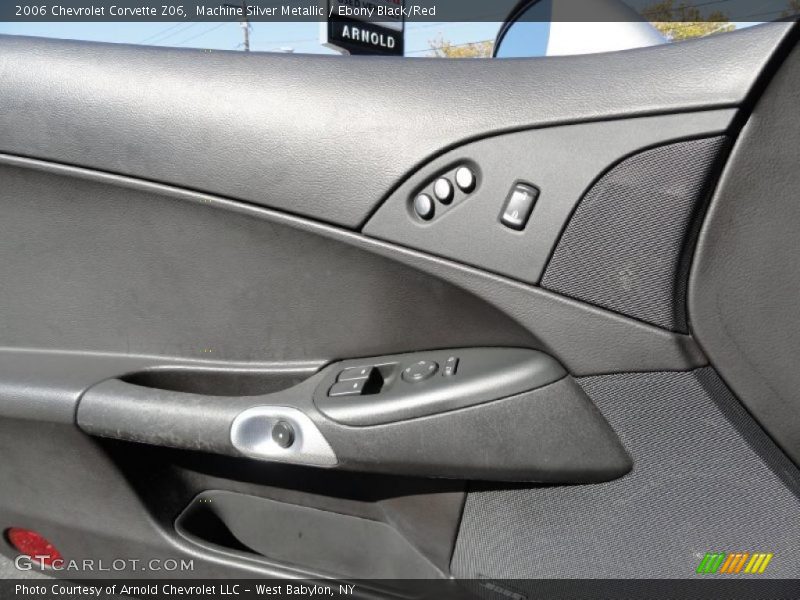 Machine Silver Metallic / Ebony Black/Red 2006 Chevrolet Corvette Z06
