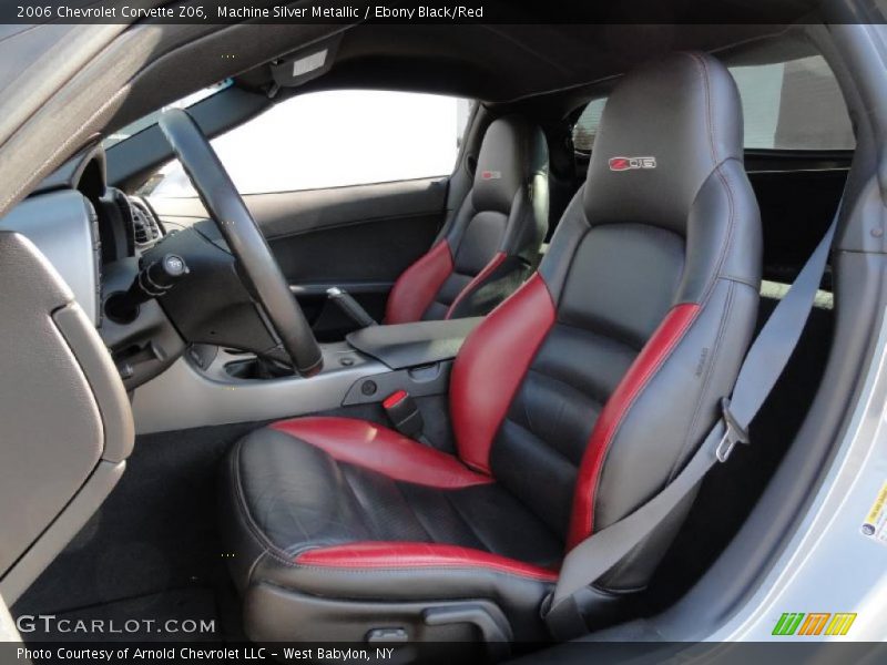 Machine Silver Metallic / Ebony Black/Red 2006 Chevrolet Corvette Z06