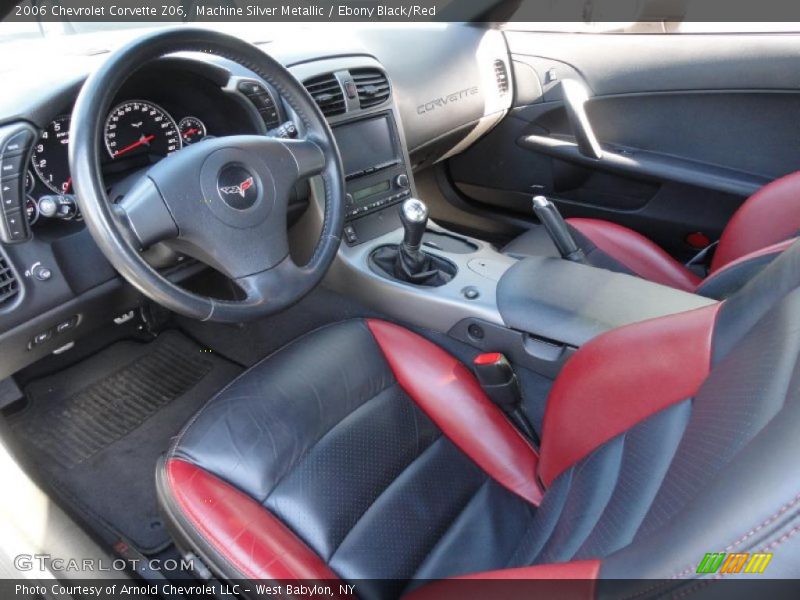  2006 Corvette Z06 Ebony Black/Red Interior