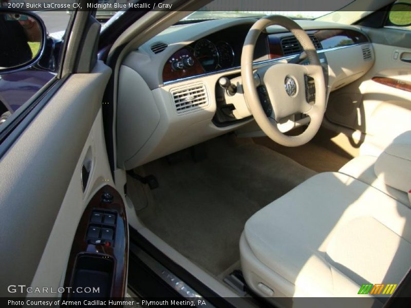 Midnight Blue Metallic / Gray 2007 Buick LaCrosse CX