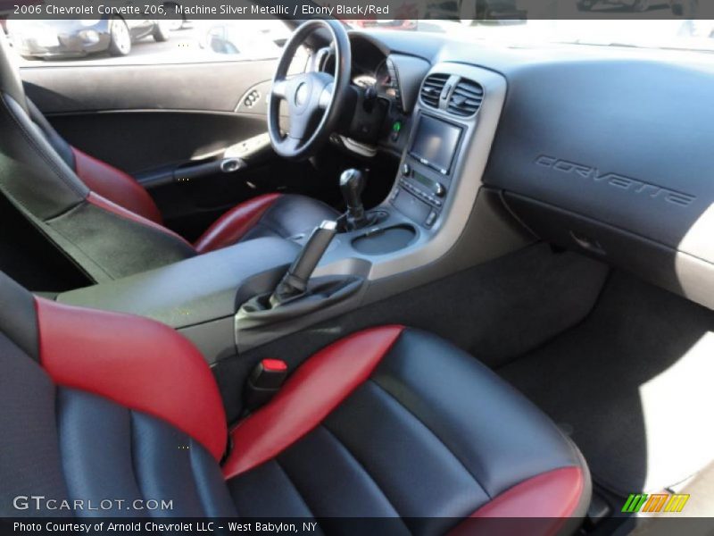 Machine Silver Metallic / Ebony Black/Red 2006 Chevrolet Corvette Z06