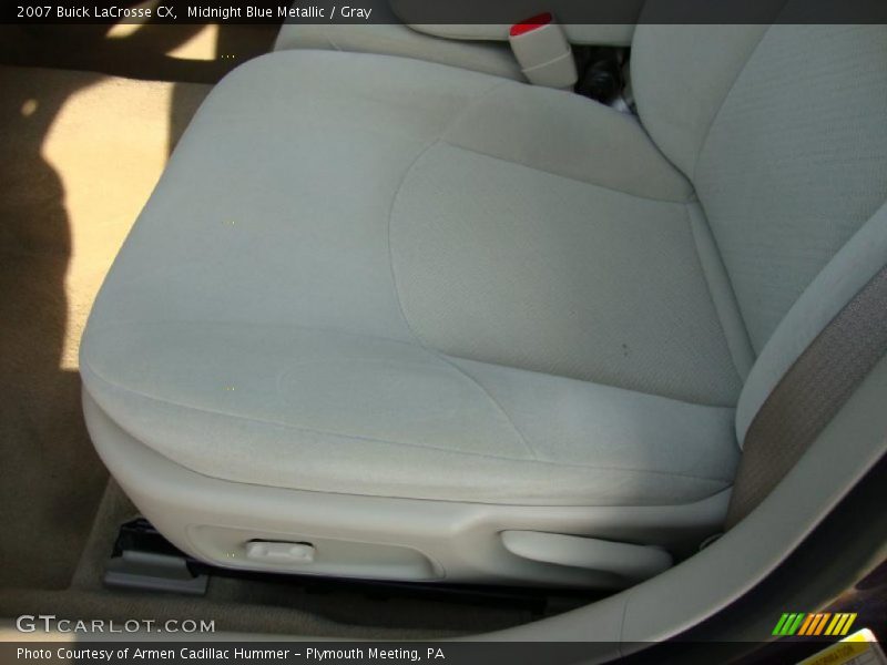 Midnight Blue Metallic / Gray 2007 Buick LaCrosse CX