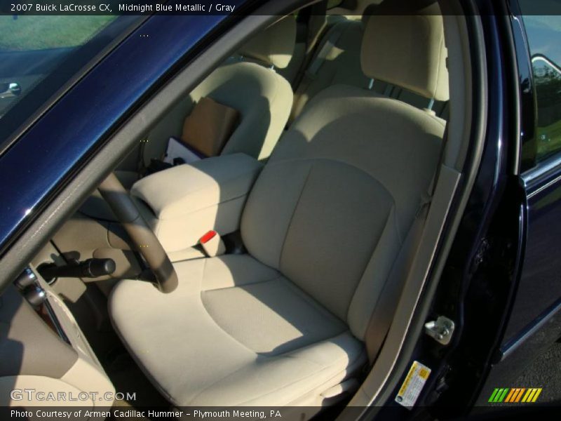 Midnight Blue Metallic / Gray 2007 Buick LaCrosse CX