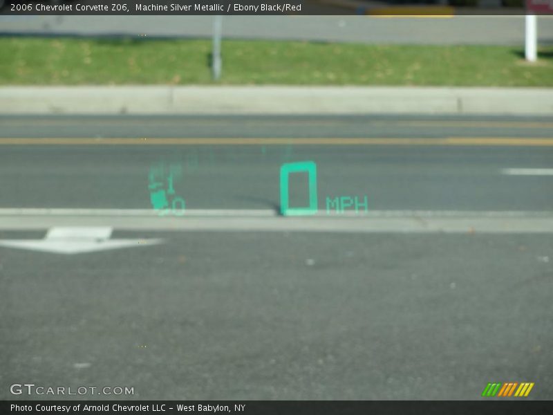 Machine Silver Metallic / Ebony Black/Red 2006 Chevrolet Corvette Z06