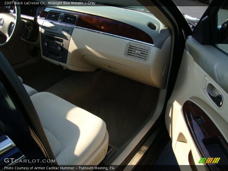 Midnight Blue Metallic / Gray 2007 Buick LaCrosse CX