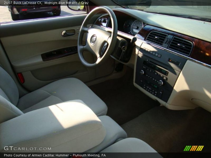 Midnight Blue Metallic / Gray 2007 Buick LaCrosse CX