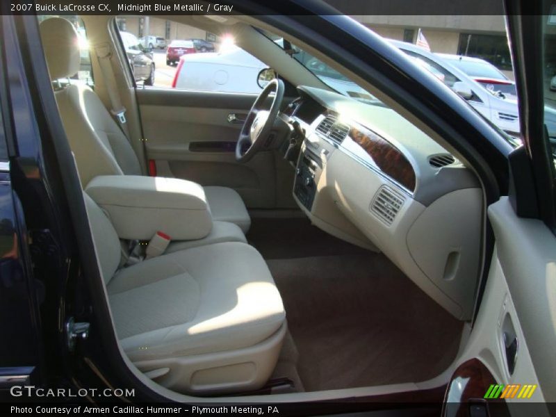 Midnight Blue Metallic / Gray 2007 Buick LaCrosse CX