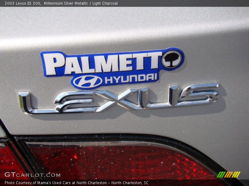 Millennium Silver Metallic / Light Charcoal 2003 Lexus ES 300