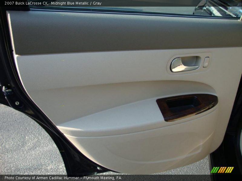 Midnight Blue Metallic / Gray 2007 Buick LaCrosse CX
