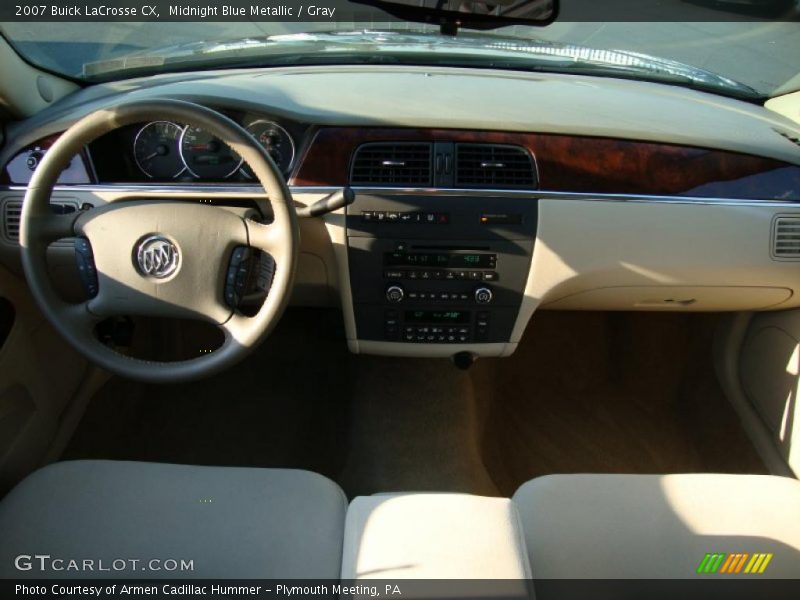 Midnight Blue Metallic / Gray 2007 Buick LaCrosse CX
