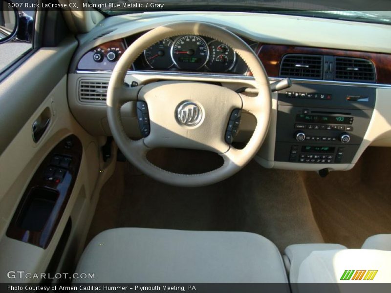 Midnight Blue Metallic / Gray 2007 Buick LaCrosse CX