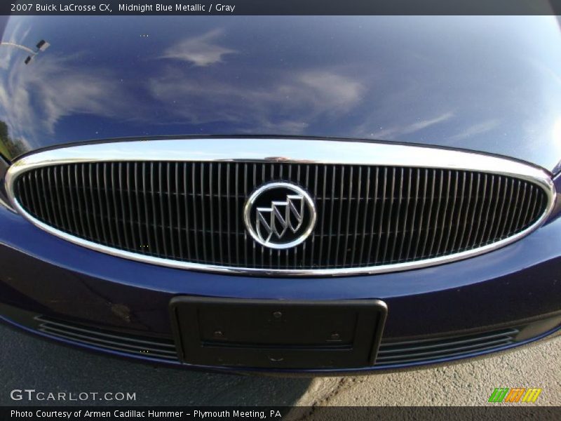 Midnight Blue Metallic / Gray 2007 Buick LaCrosse CX