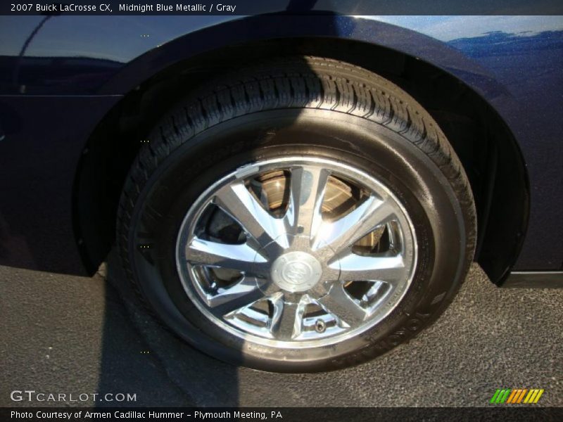 Midnight Blue Metallic / Gray 2007 Buick LaCrosse CX