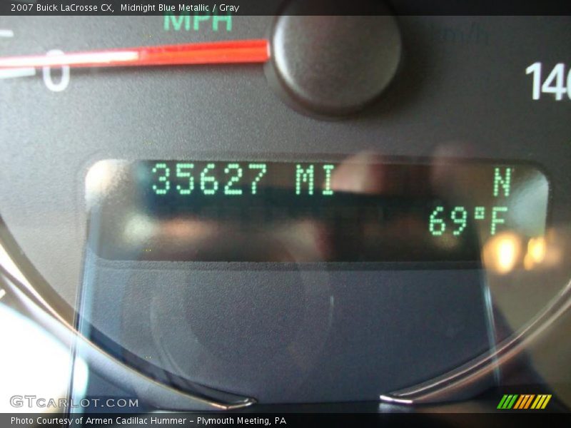 Midnight Blue Metallic / Gray 2007 Buick LaCrosse CX