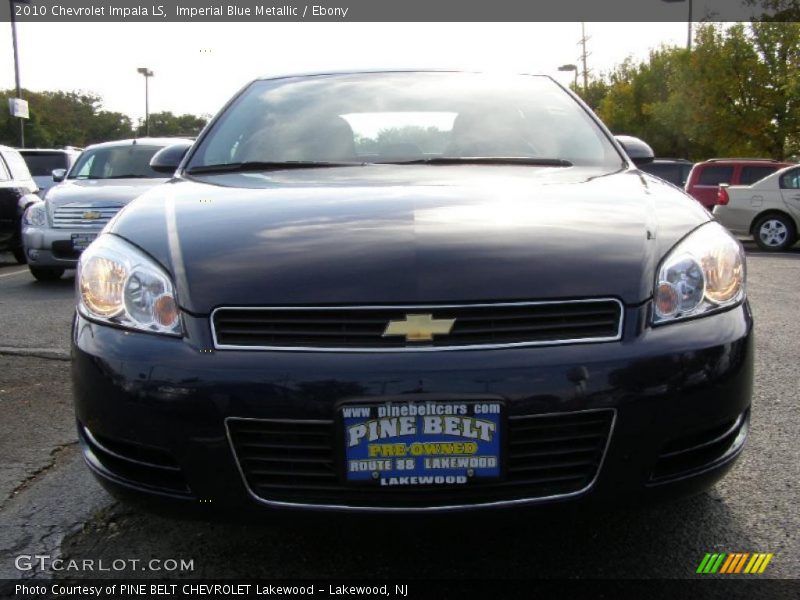 Imperial Blue Metallic / Ebony 2010 Chevrolet Impala LS