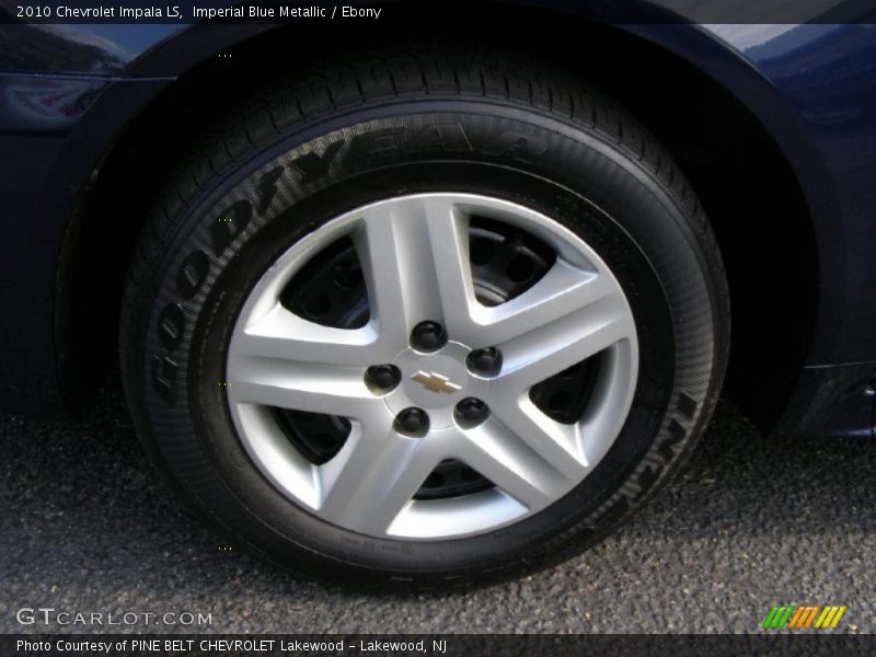 Imperial Blue Metallic / Ebony 2010 Chevrolet Impala LS
