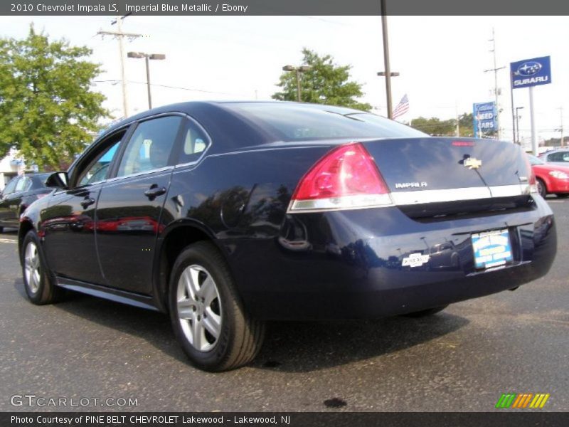Imperial Blue Metallic / Ebony 2010 Chevrolet Impala LS
