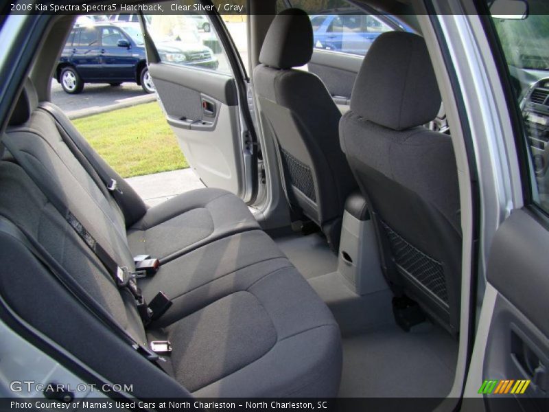 Clear Silver / Gray 2006 Kia Spectra Spectra5 Hatchback