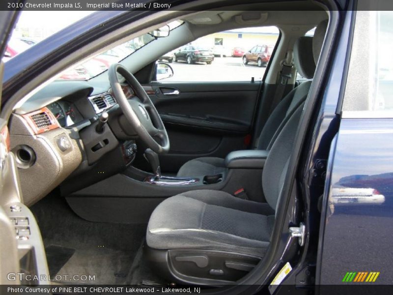 Imperial Blue Metallic / Ebony 2010 Chevrolet Impala LS