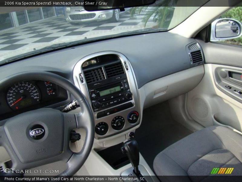 Clear Silver / Gray 2006 Kia Spectra Spectra5 Hatchback