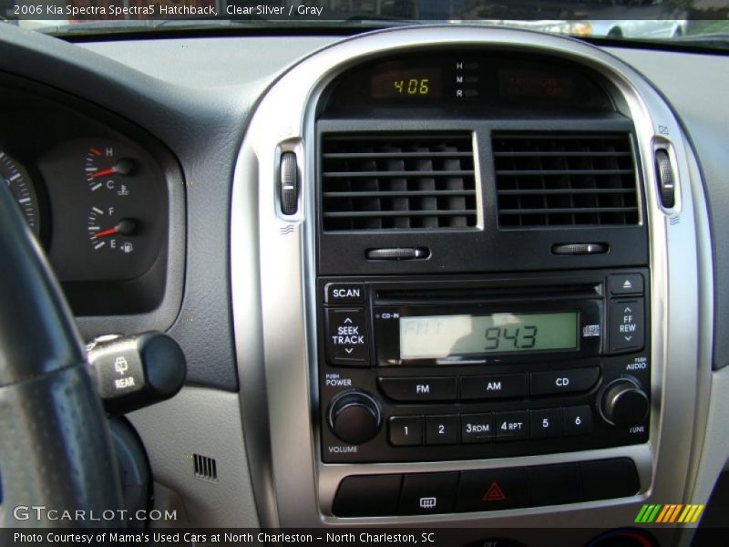 Clear Silver / Gray 2006 Kia Spectra Spectra5 Hatchback